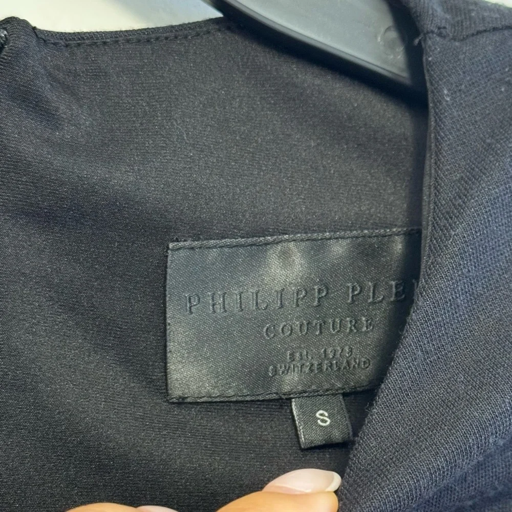 Philipp Plein Black Mini Dress, Size S - Picture 4 of 10
